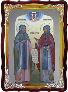 Ікона православної церкви - Петро и Февронія для храму