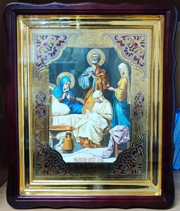 Ікона Різдва Пресвятої Богородиці з емаллю