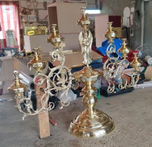 Сім -Західна арестальна збори з латунь