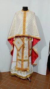 Парчеве вбрання з атласною підкладкою, р52/54,140 см