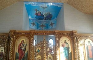 Великі ікони з ПВХ на стелах храмів в Волинській області от компании Церковна крамниця "Покрова" - церковне начиння