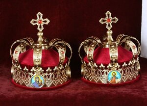 Вінчальні корони (пара) в Волинській області от компании Церковна крамниця "Покрова" - церковне начиння