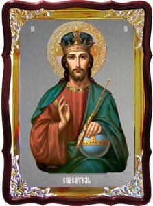 Зображення Ісуса на іконі - Спас в митрі