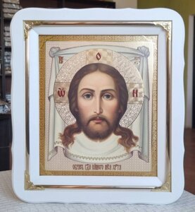 Ікона Христа "Спас Нерукотворний" для дому 30х26см