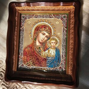 Ікона Казанська Мати Божа ручної роботи