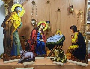 Фігури на Різдво Христове всередину приміщення