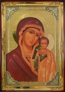 Володимирська ікона Божої Матері (з емаллю)