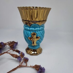 Декоративна масляна лампа для дому з хрестом