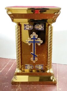 Підставка для ковчега церковного з декором на булаті