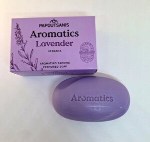Тверде мило Papoutsanis Aromatics Лаванда, 100 г (Греція)
