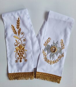 Закладка в Євангеліє "Херувім" з вишивкою габардин