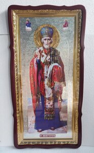 Святий Миколай в митрі - церковна велика ікона
