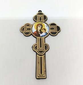 Похоронний хрест , пластик, золочення. розміри 12х7см