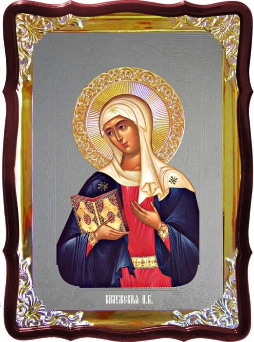 Православна ікона фон срібло Калузька Пресвятої Богородиці від компанії Церковна крамниця "Покрова" - церковне начиння - фото 1