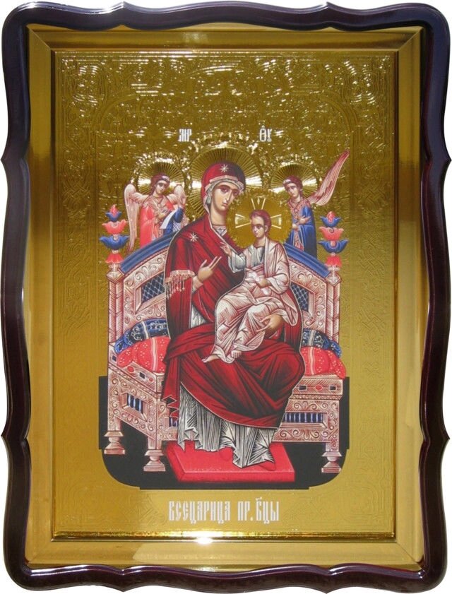 Православна ікона на замовлення Всецариця Пресвятої Богородиці від компанії Церковна крамниця "Покрова" - церковне начиння - фото 1