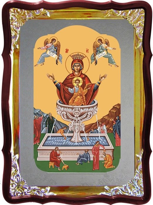 Православна ікона на замовлення Живоносне джерело Божої Матері від компанії Церковна крамниця "Покрова" - церковне начиння - фото 1