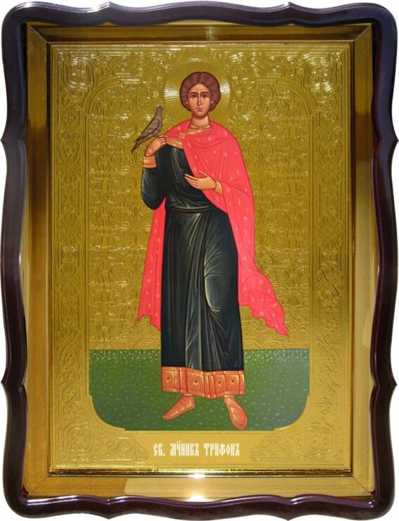 Православна ікона Святого Трифона для будинку від компанії Церковна крамниця "Покрова" - церковне начиння - фото 1