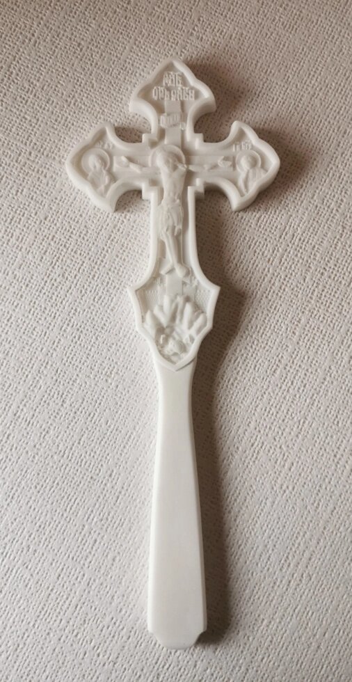 Православний хрест требного з каменю # 633 від компанії Церковна крамниця "Покрова" - церковне начиння - фото 1
