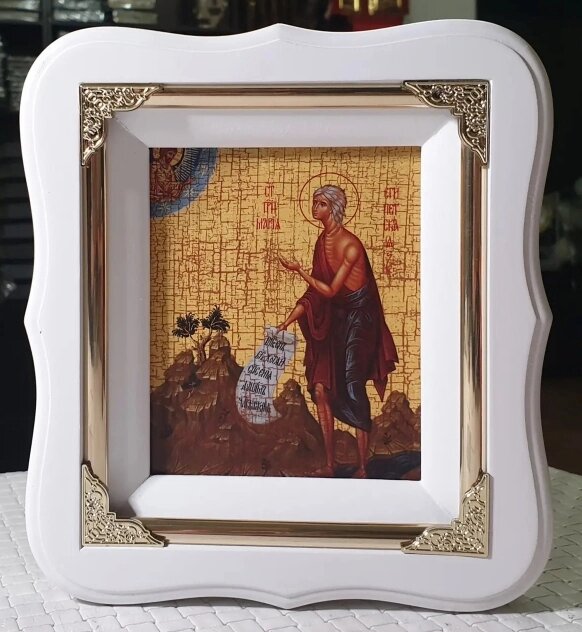 Преподобна Марія Єгипетська ікона 19х17см від компанії Церковна крамниця "Покрова" - церковне начиння - фото 1