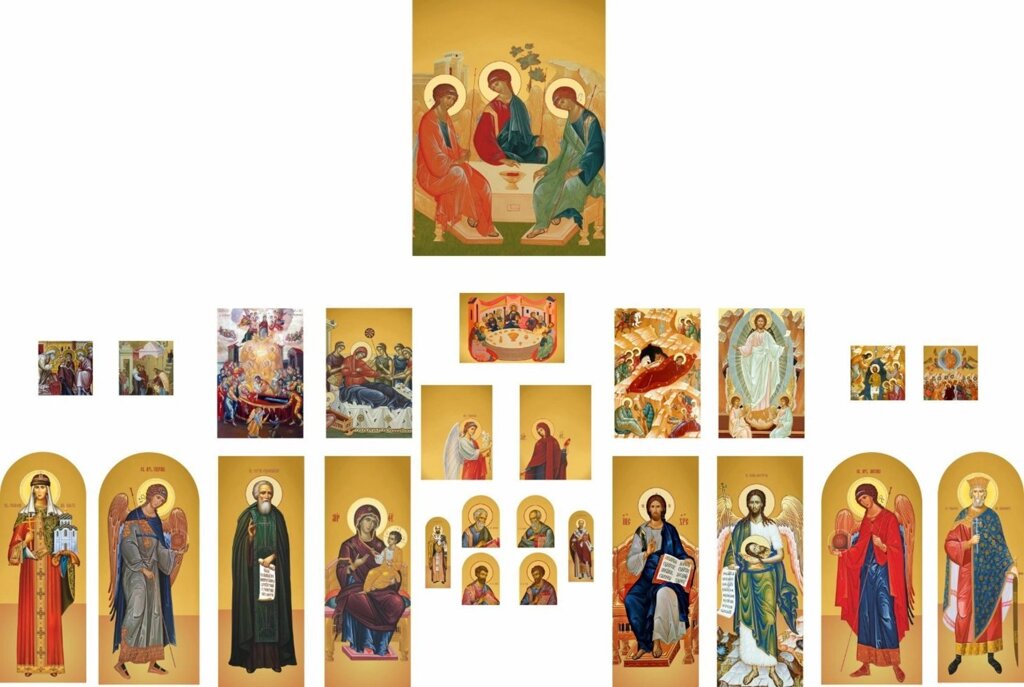 Створюємо макети і Самі ікони для іконостасів (полотно, пвх, плита під золото) від компанії Церковна крамниця "Покрова" - церковне начиння - фото 1