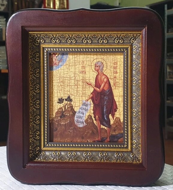 Свята Марія Єгипетська ікона 20х18см від компанії Церковна крамниця "Покрова" - церковне начиння - фото 1