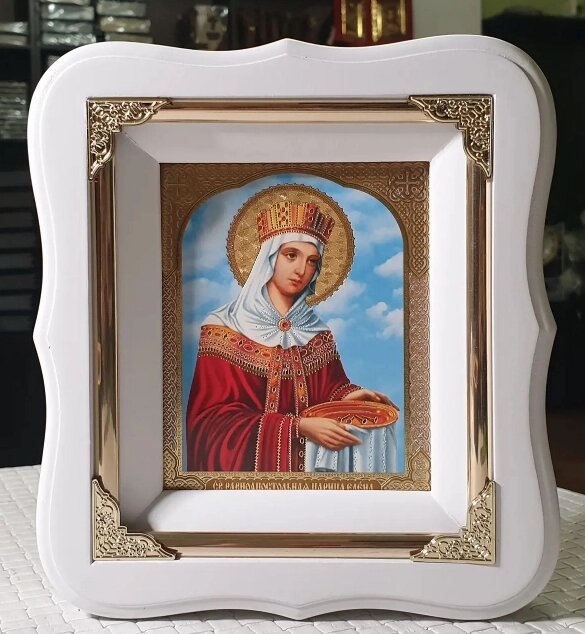 Свята мучениця Олена ікона 19х17см від компанії Церковна крамниця "Покрова" - церковне начиння - фото 1