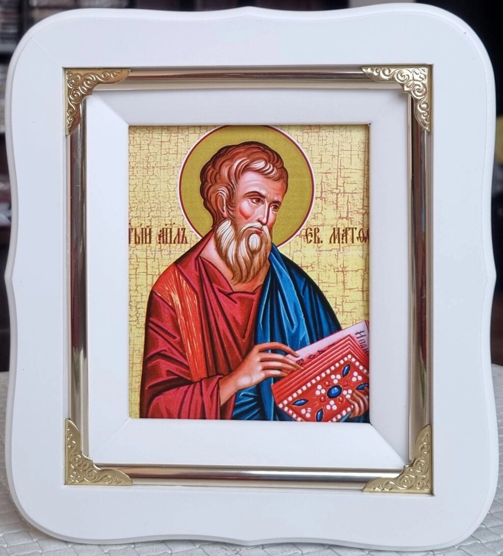 Святий Апостол Матвій ікона 19х17см від компанії Церковна крамниця "Покрова" - церковне начиння - фото 1