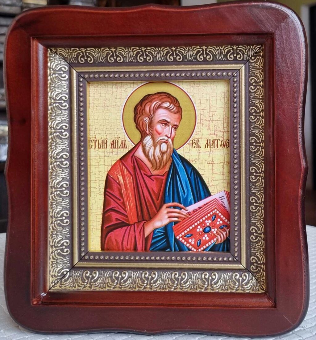 Святий апостол Матвій ікона 20х18см від компанії Церковна крамниця "Покрова" - церковне начиння - фото 1