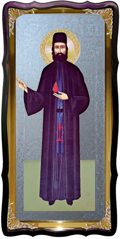 Святий Єфрем Неа-макрійскій (новий) ікона для будинку від компанії Церковна крамниця "Покрова" - церковне начиння - фото 1