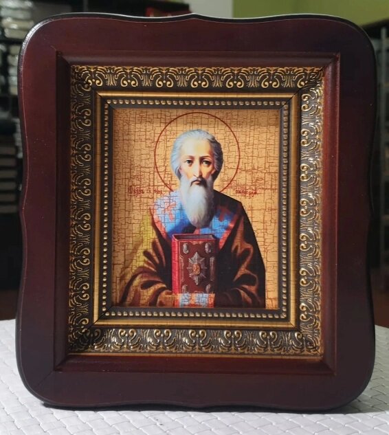 Святий Лев Катанська ікона 20х18см від компанії Церковна крамниця "Покрова" - церковне начиння - фото 1