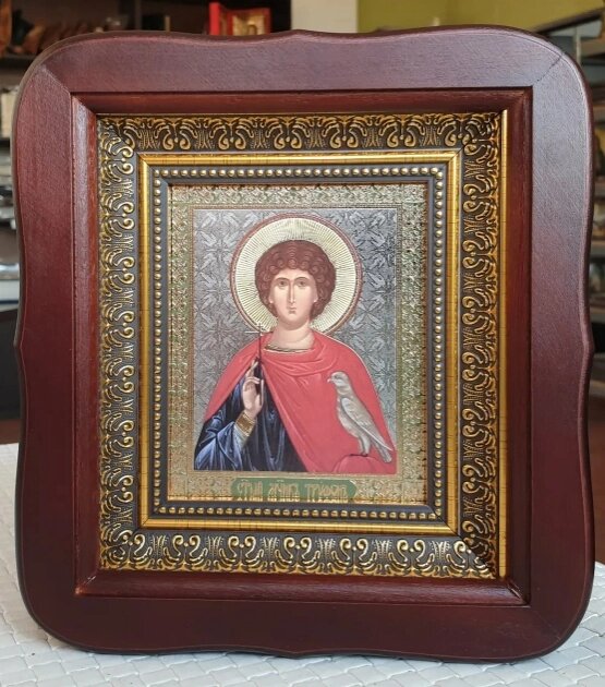 Святий Трифон ікона 20х18см від компанії Церковна крамниця "Покрова" - церковне начиння - фото 1