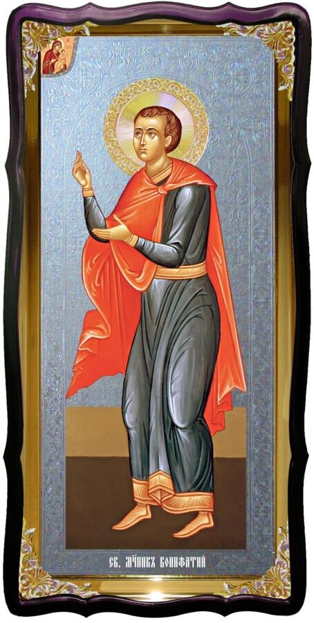 Святий Воніфатій християнська церковна ікона від компанії Церковна крамниця "Покрова" - церковне начиння - фото 1