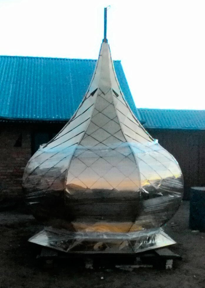Великий купол Із булату d / 150cm (на замовлення) від компанії Церковна крамниця "Покрова" - церковне начиння - фото 1