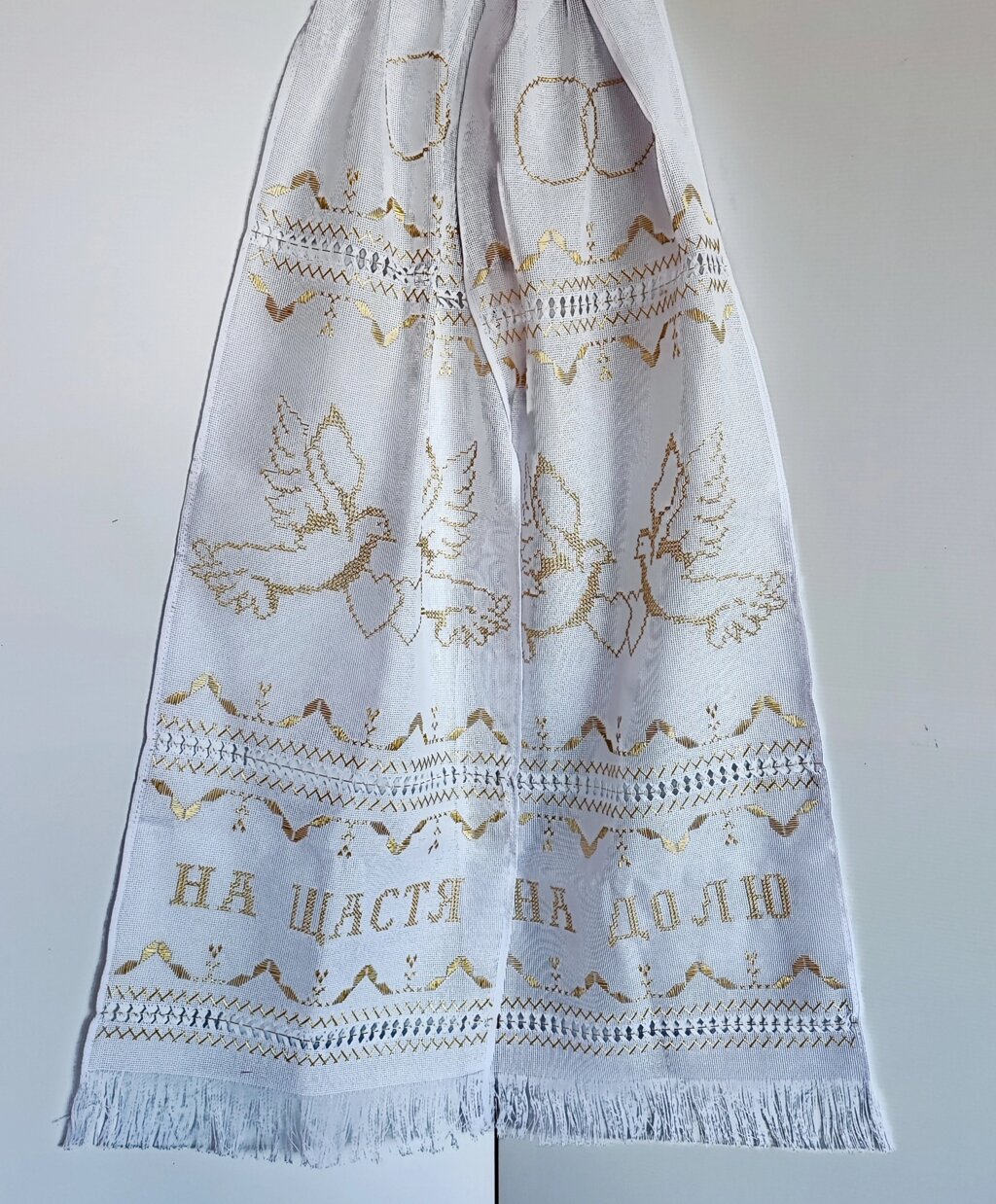 Весільний рушник (ручна вишивка хрестиком) від компанії Церковна крамниця "Покрова" - церковне начиння - фото 1