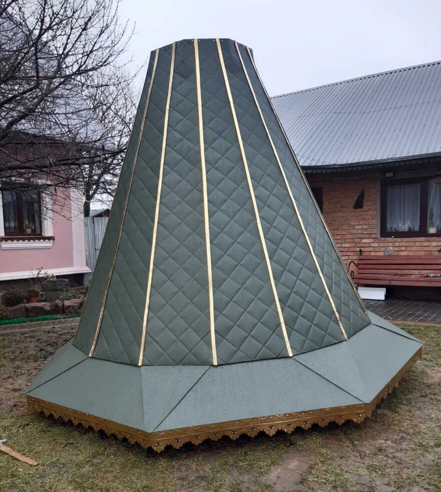 Виготовлення куполів для храмів із зеленого булату різних форм від компанії Церковна крамниця "Покрова" - церковне начиння - фото 1