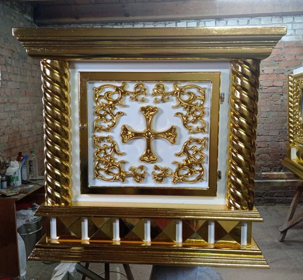 Вівтар для православної церкви з позолотою від компанії Церковна крамниця "Покрова" - церковне начиння - фото 1