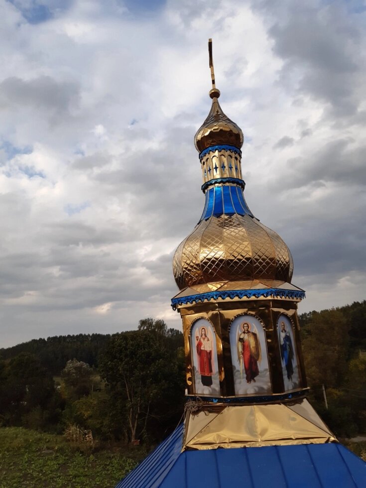 Встановлені куполи нашого виробництва на церквах України від компанії Церковна крамниця "Покрова" - церковне начиння - фото 1