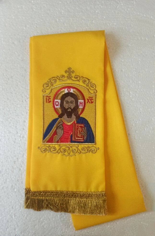 Закладки для Євангелія з вишивкою ікон Святих на замовлення від компанії Церковна крамниця "Покрова" - церковне начиння - фото 1