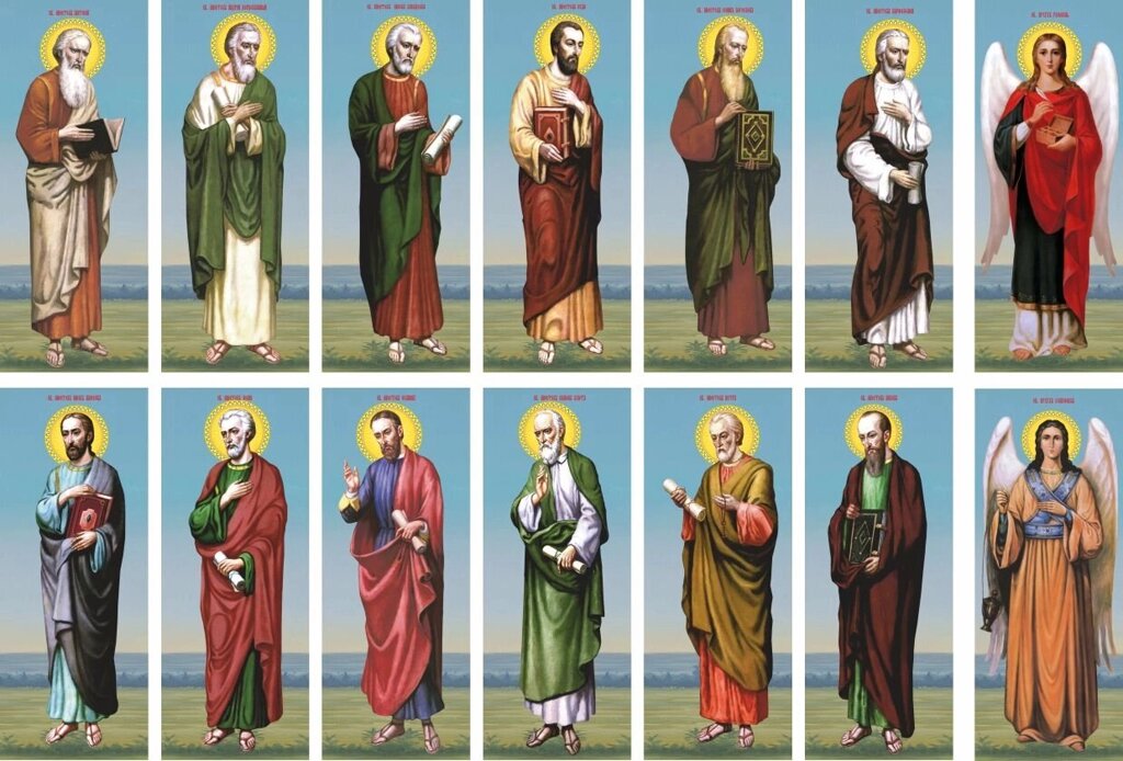 Зображення ікон Апостолів (розмір на замовлення) від компанії Церковна крамниця "Покрова" - церковне начиння - фото 1