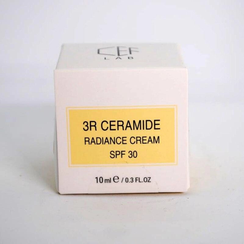 Антиоксидантний крем SPF 30 CEF Lab 3R Ceramide Radiance Cream SPF 30, 10 мл від компанії Лікувальна, доглядова та професійна косметика - фото 1