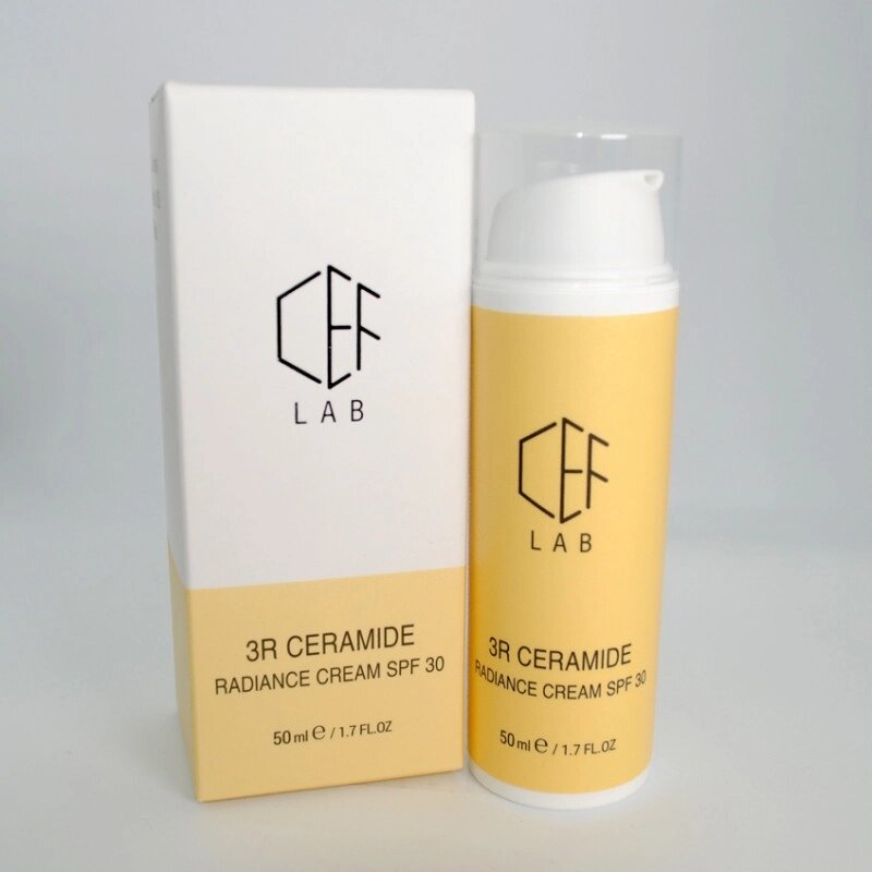 Антиоксидантний крем SPF 30 CEF Lab 3R Ceramide Radiance Cream SPF 30 50 мл від компанії Лікувальна, доглядова та професійна косметика - фото 1