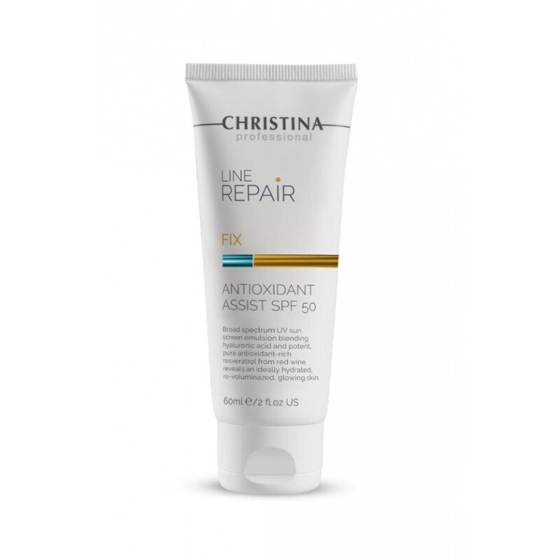 Антиоксидантний лосьйон із SPF 50 Christina Line Repair Fix Antioxidant Assist SPF 50 60 мл від компанії Лікувальна, доглядова та професійна косметика - фото 1