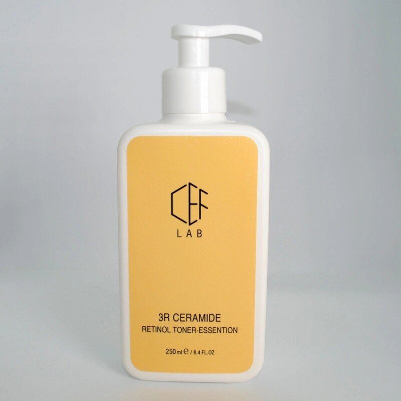 Антиоксидантний тонер-есенція з ретинолом CEF Lab 3R Ceramide Retinol Toner-Essention 250 мл від компанії Лікувальна, доглядова та професійна косметика - фото 1