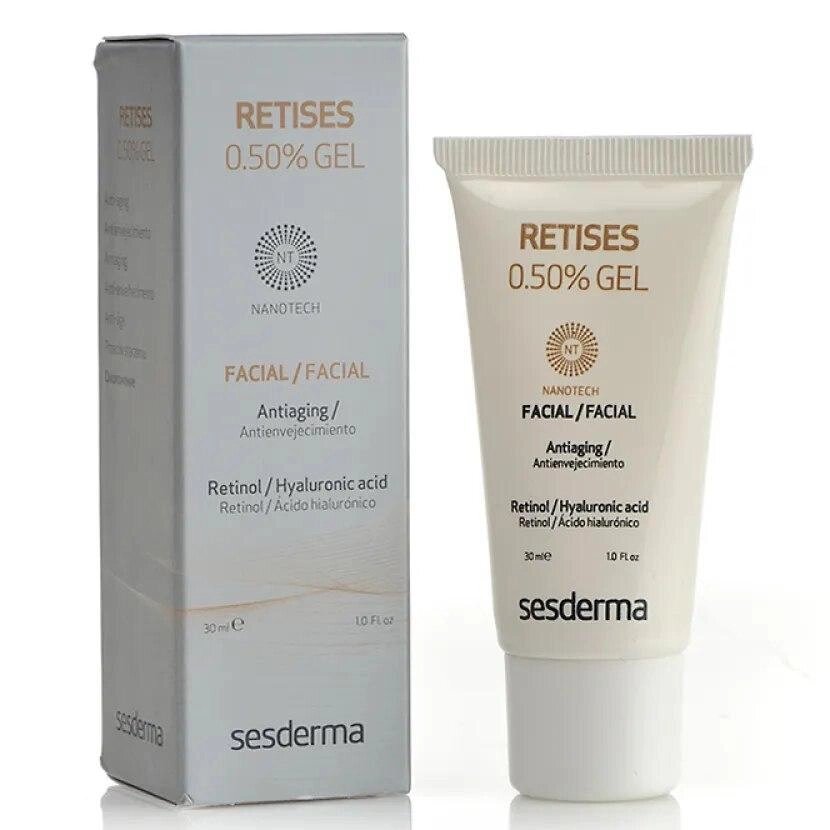 Антивіковий гель із 0,5% ретинолу Sesderma Retises Nano 0,5% Gel 30 мл від компанії Лікувальна, доглядова та професійна косметика - фото 1