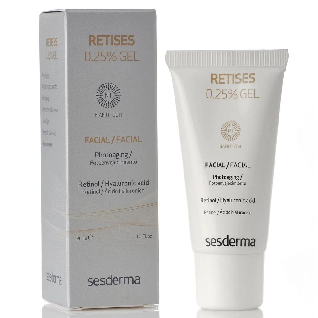 Антивіковий гель з 0,25% ретинолу Sesderma Retises Nano 0,25% Gel 30 мл від компанії Лікувальна, доглядова та професійна косметика - фото 1