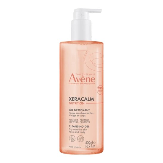 Авен Ксеракальм Гель очищуючий живильний Avene Xeracalm Nutrition Gel nettoyant, 500 мл від компанії Лікувальна, доглядова та професійна косметика - фото 1