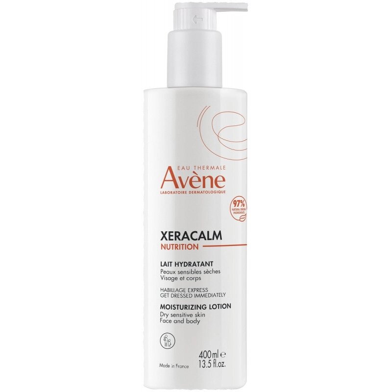 Авен Ксеракальм Молочко зволожуюче для сухої шкіри Avene XeraCalm Nutrition Lait Hydratant, 400 мл від компанії Лікувальна, доглядова та професійна косметика - фото 1