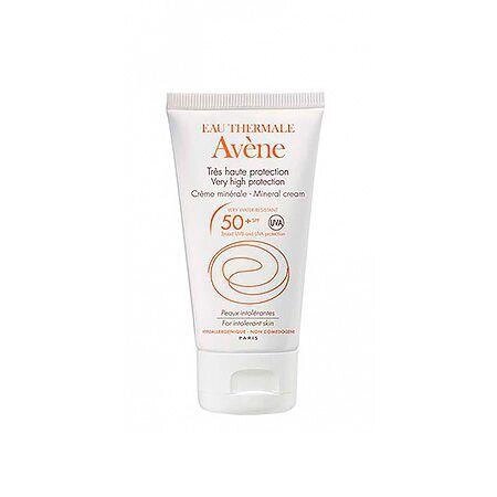 Авен Сонцезахисний мінеральний крем SPF 50 для гіперчутливої шкіри Avene mineral cream for intolerant від компанії Лікувальна, доглядова та професійна косметика - фото 1