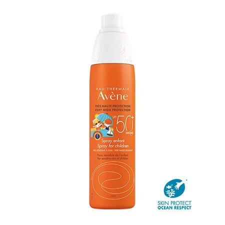 Авен Сонцезахисний спрей для дітей SPF 50+ Avene Very high protection Spray for children SPF 50+, 200 мл від компанії Лікувальна, доглядова та професійна косметика - фото 1