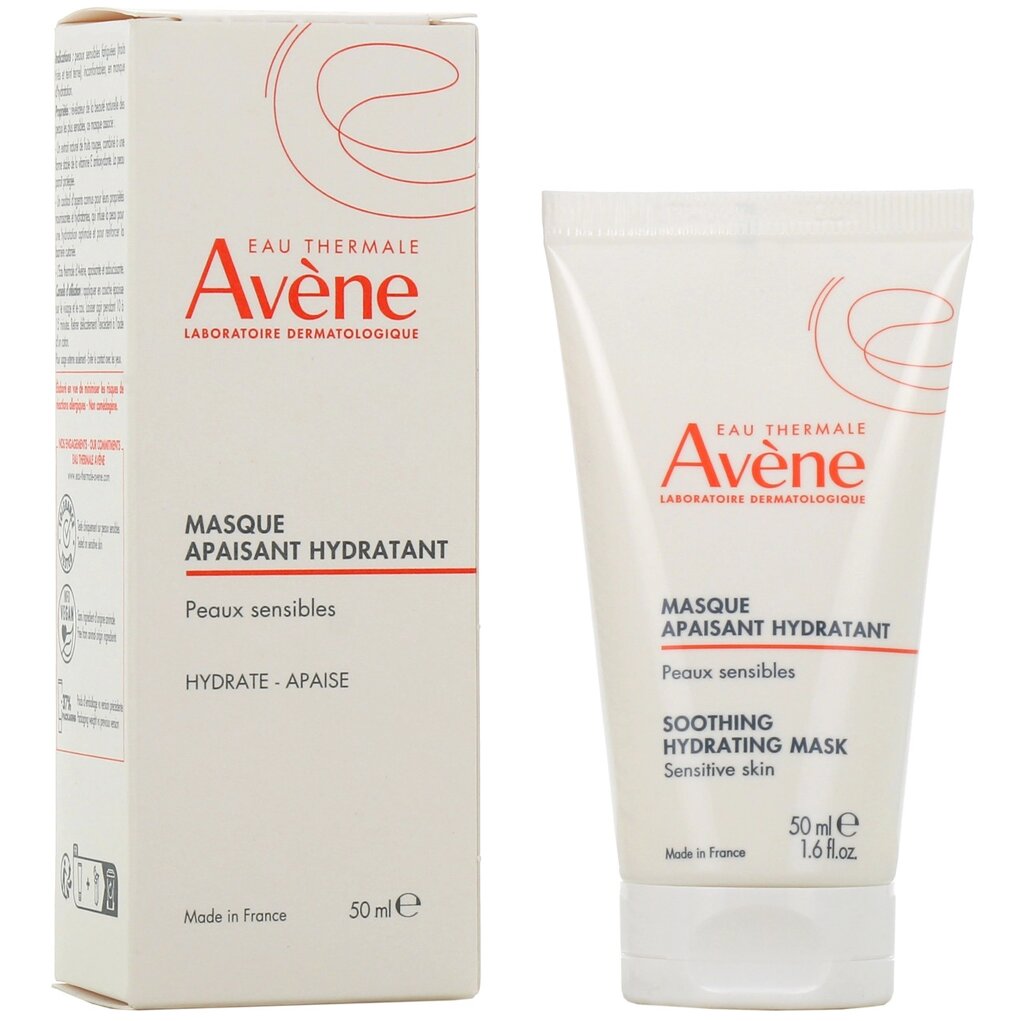 Авен заспокійлива маска для чутливої шкіри Avene Masque apaisant hydratant, 50 мл від компанії Лікувальна, доглядова та професійна косметика - фото 1